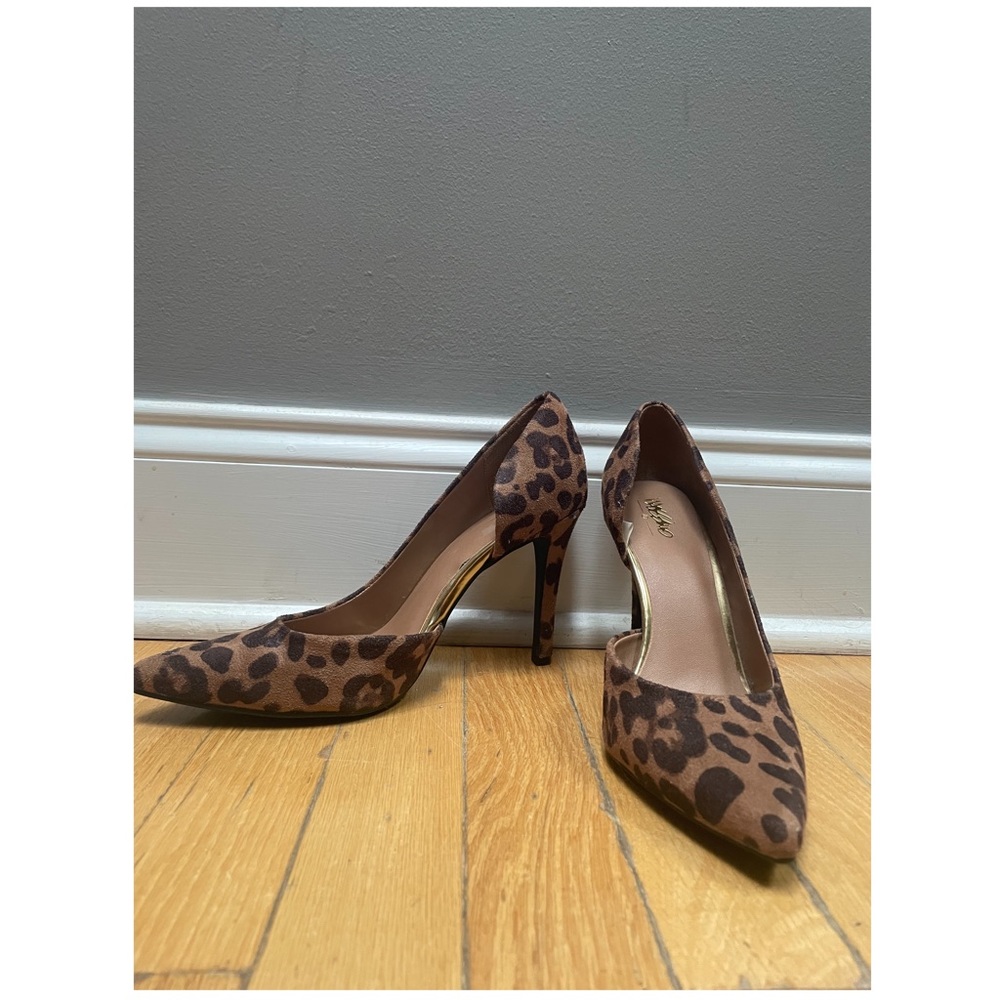 Mossimo animal print stiletto heels